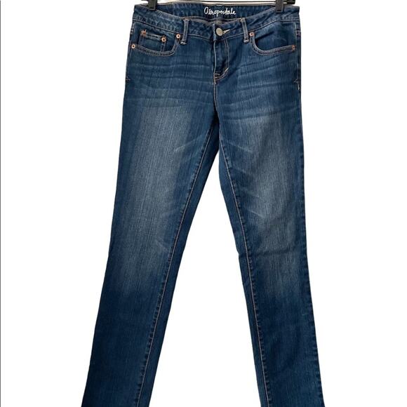 Aeropostale Bayla Jeans Women 6 Low Rise Regular Skinny Stretch Pants Denim Blue - Picture 1 of 5